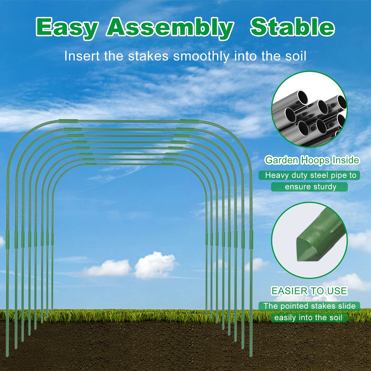 HighydroLED clips secure fabric for a tight greenhouse cover
