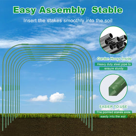 HighydroLED clips secure fabric for a tight greenhouse cover