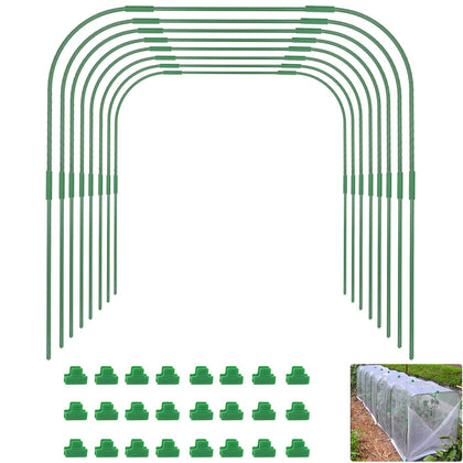 HighydroLED greenhouse hoops curved tubes for quick tunnel setup