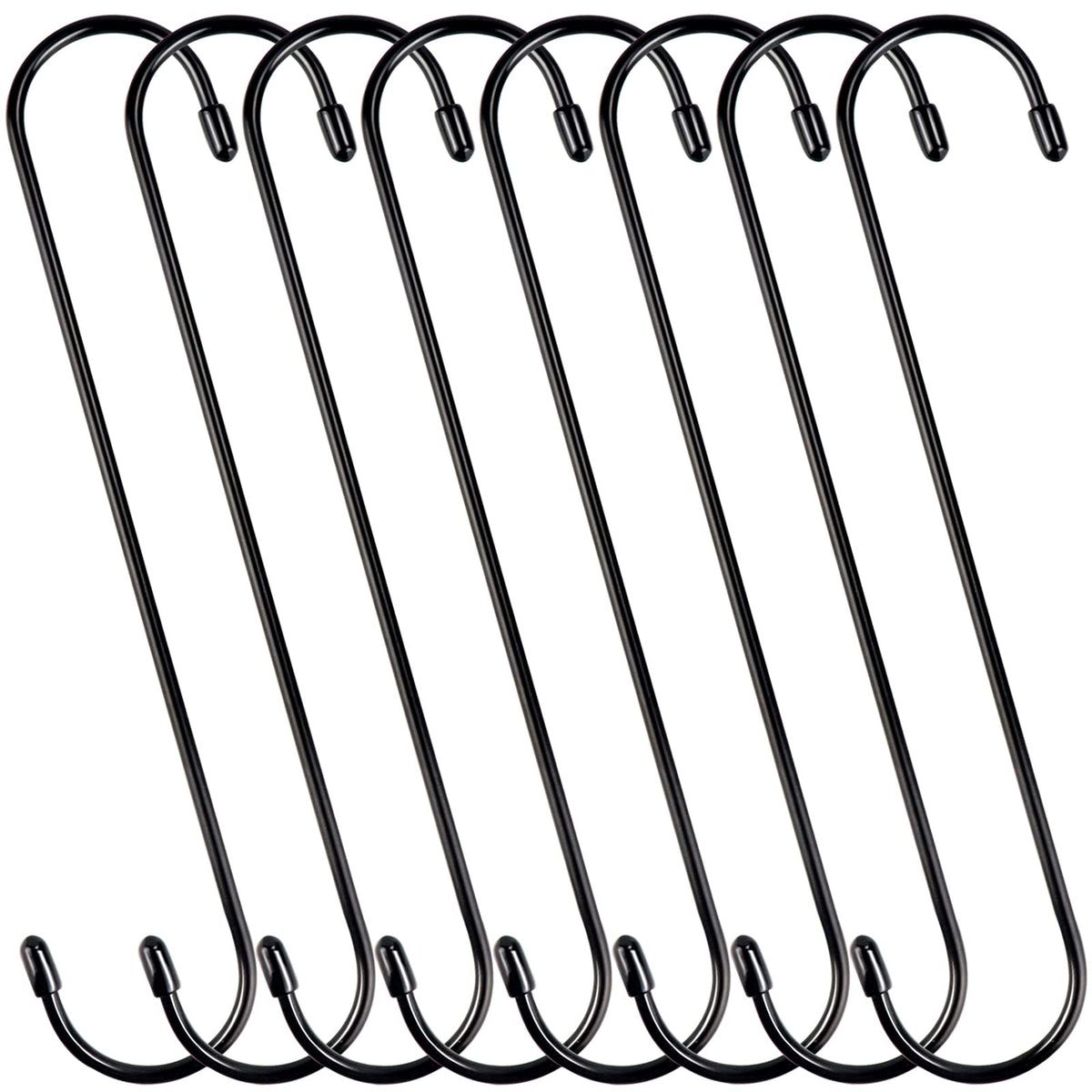 HiGift 10-inch long S hook ideal for hanging planters and lowering baskets.