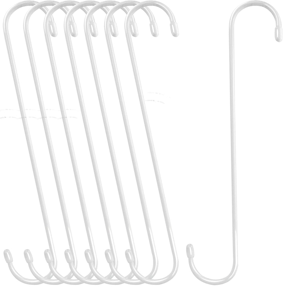 HiGift 12-inch extension S hook for outdoor hanging baskets.