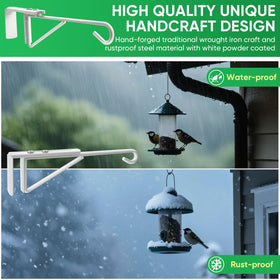 HiGift easy-install fence hook shown with included L-shaped wrench.