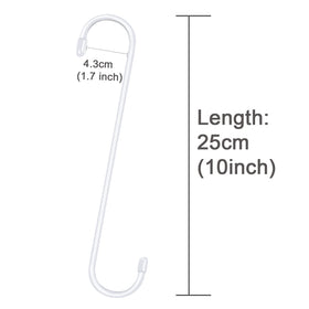 HiGift long extension S hook ideal for kitchen pots and pans.