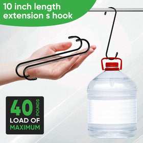 HiGift S hook with rubber caps protects surfaces from scratches.