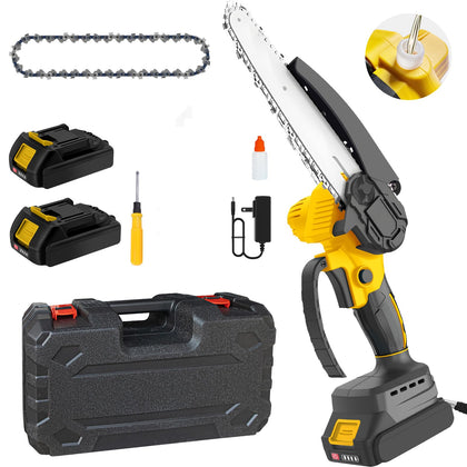 Higoom mini chainsaw 6in with brushless motor for smooth pruning