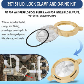 Hihitomorrow o-ring creates a leak-proof seal for reliable pump lid closure.