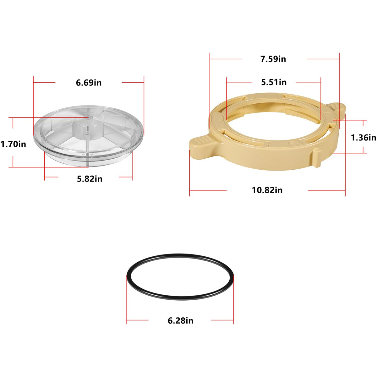 Hihitomorrow PVC lid resists pool chemicals to protect the lid.
