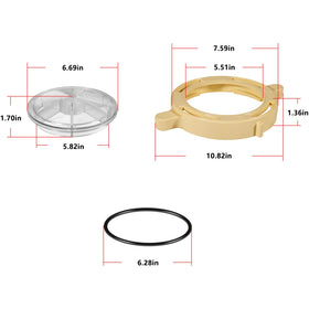 Hihitomorrow PVC lid resists pool chemicals to protect the lid.