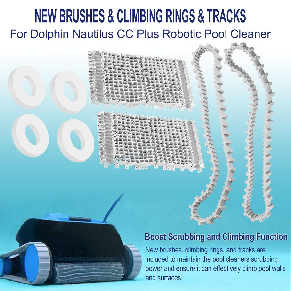 Hihitomorrow tune up kit tracks provide smooth movement and traction