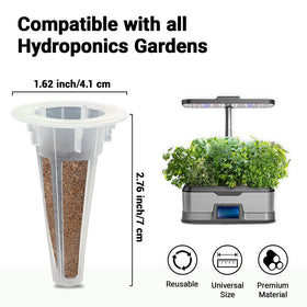 HiHOYA grow domes transparent humidity control speeds germination in indoor systems.