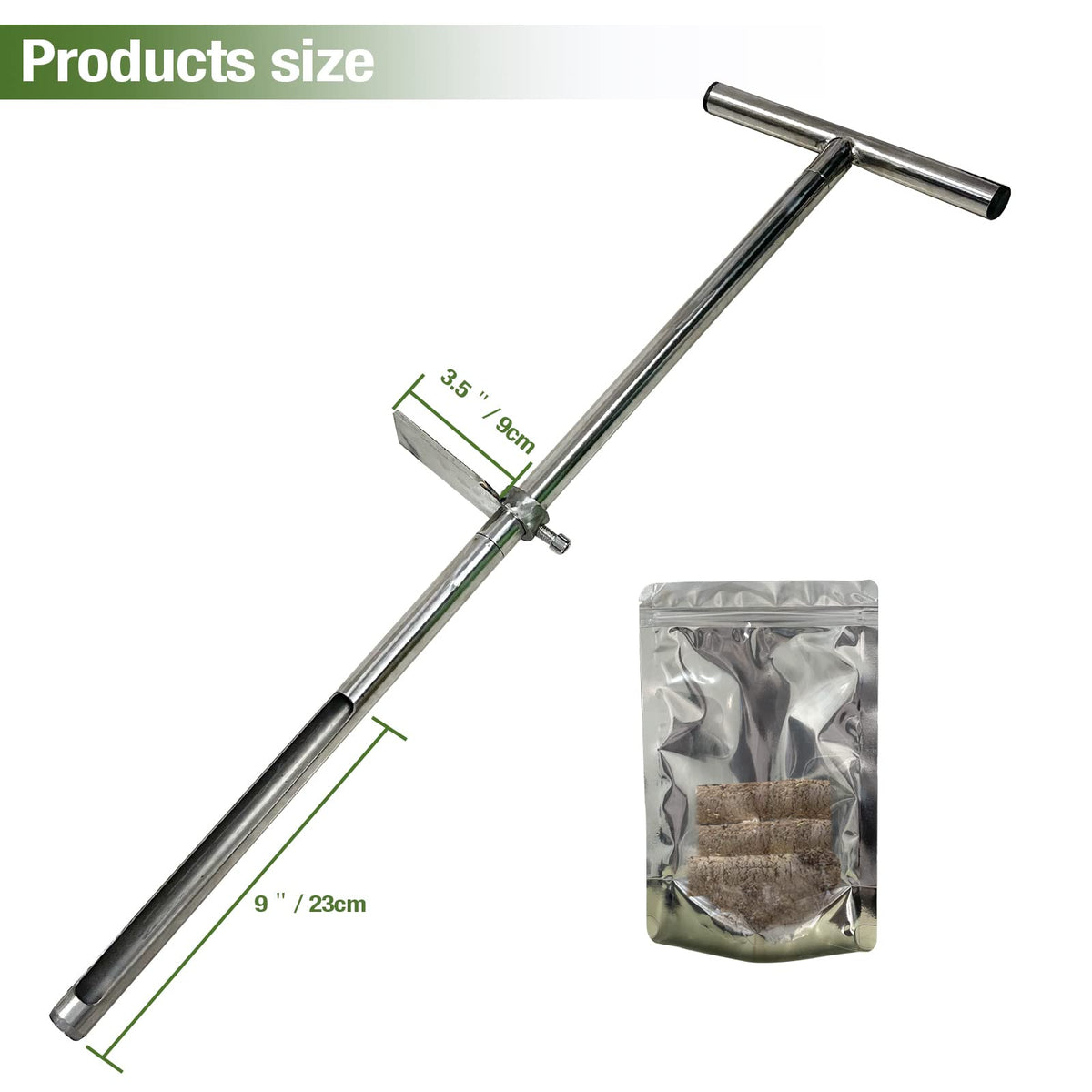 HiHydro two PE bags for soil sampling enable quick transfer to testing labs.