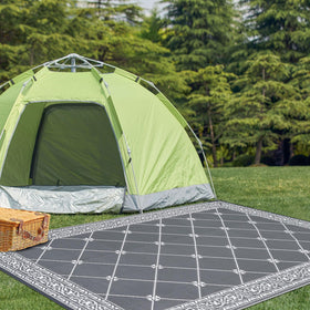HiiARug soft polypropylene material provides comfortable surface for kids.