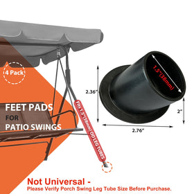 HIJOYPAL anti-slip foot caps enhance grip on wood, tile, and concrete
