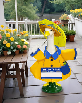 Hikkcos Porch Goose Outfit durable fabric suitable for weather exposure