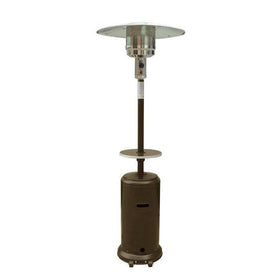 Hiland AZ Patio Heater flame provides cozy outdoor warmth for chilly evenings.