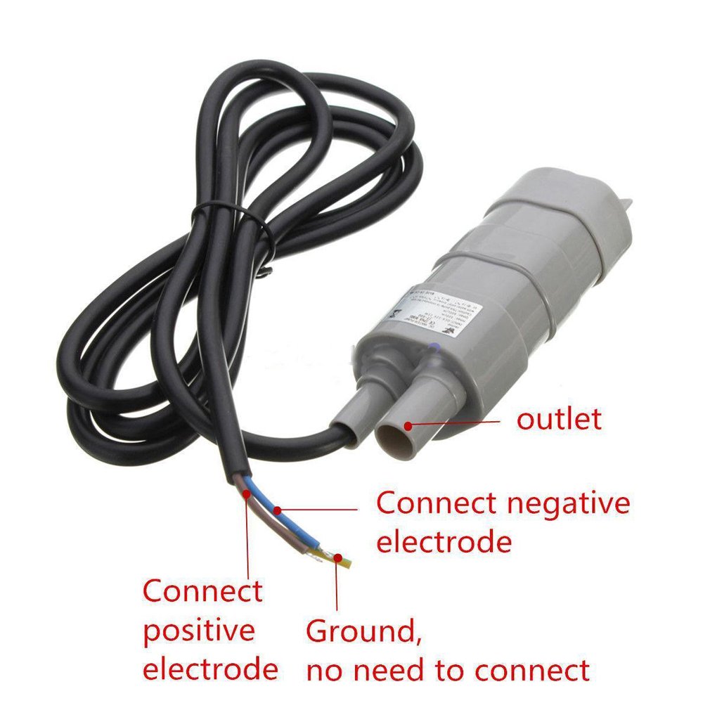 HiLetgo 12V battery-ready pump for portable water features