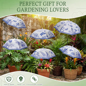 Hillban easy-install shade set for multiple container plants