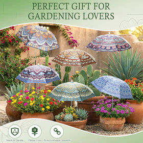 Hillban mandala plant shade sets up in seconds without tools