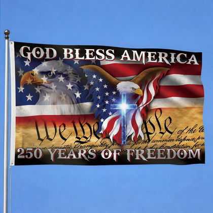 Hillsuren 250th anniversary flag double-sided for outdoor display