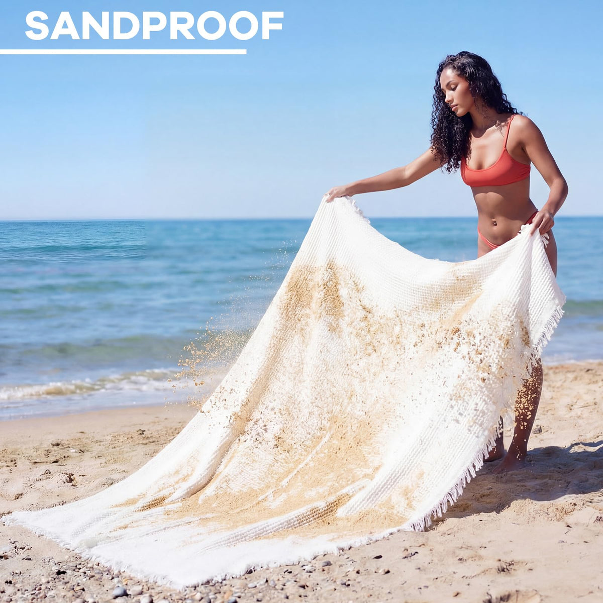 Hillsuren giant beach blanket camping-picnic setup demonstrates versatile outdoor use