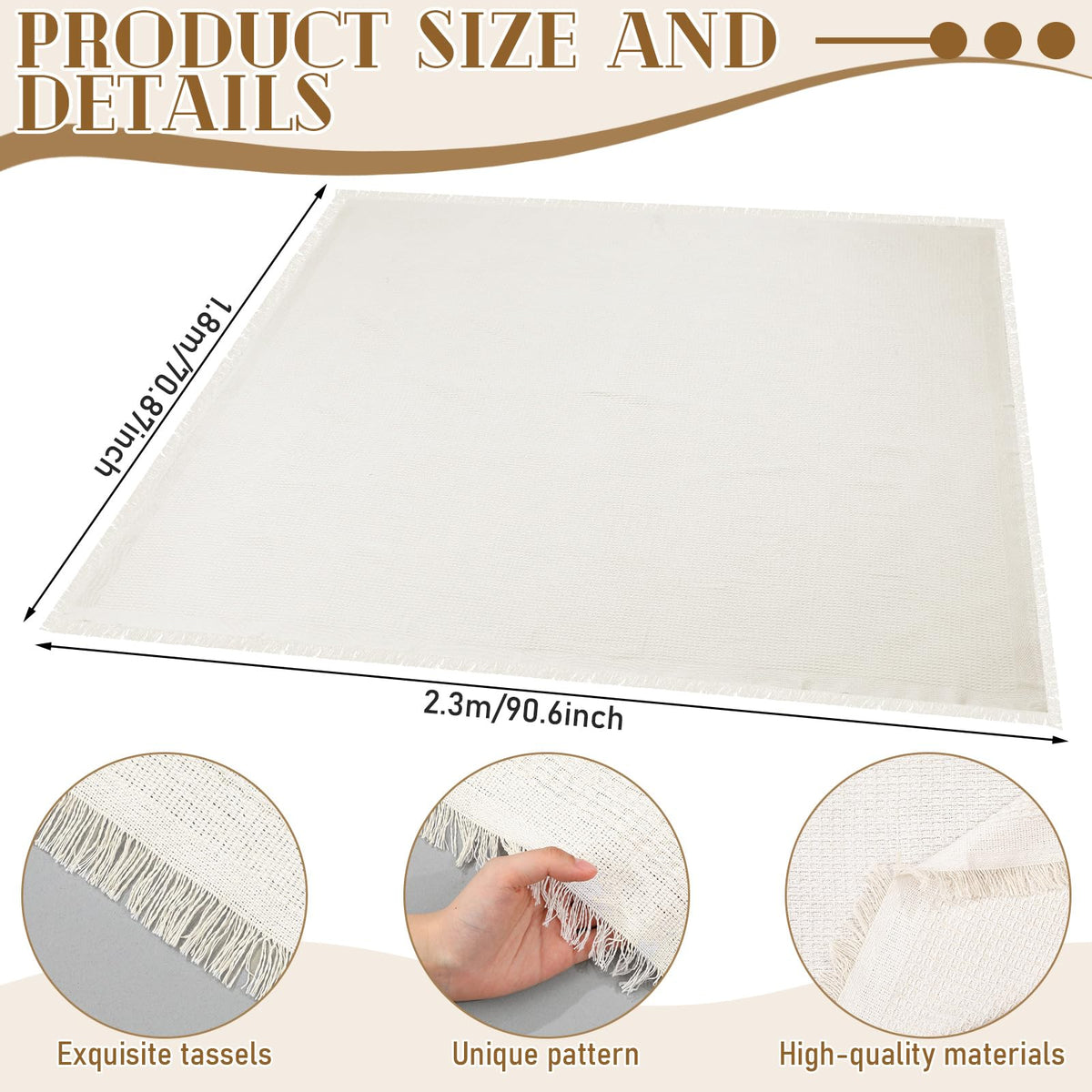 Hillsuren giant beach blanket waffle texture for soft, breathable comfort