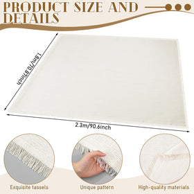Hillsuren giant beach blanket waffle texture for soft, breathable comfort