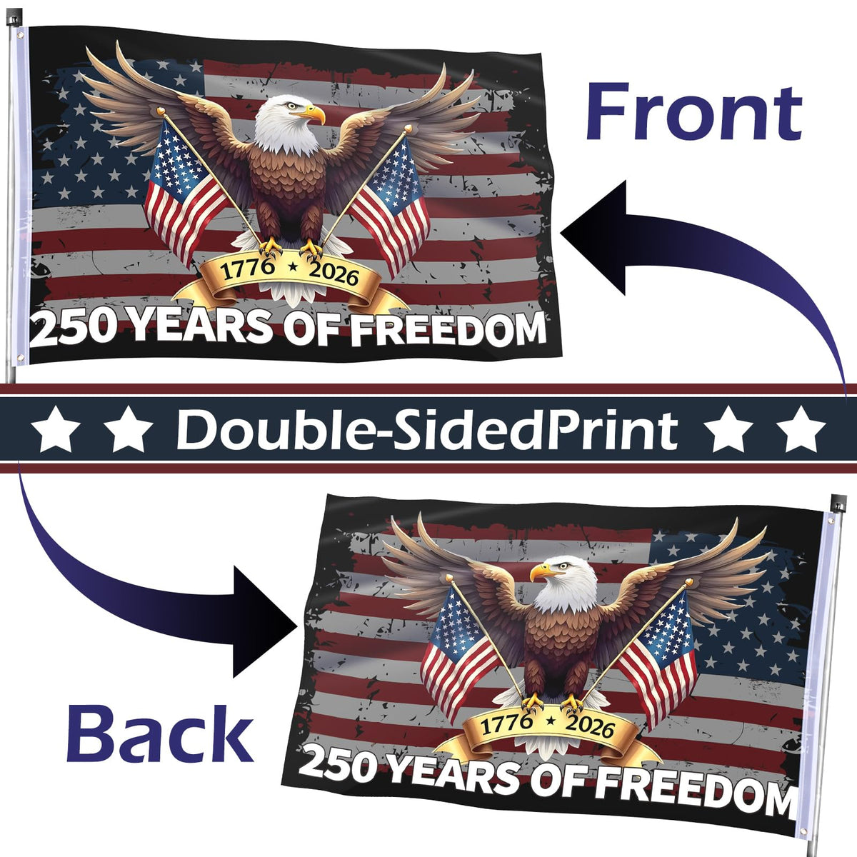 Hillsuren durable polyester flag designed to withstand weather and UV exposure