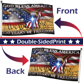 Hillsuren weather-resistant polyester flag suitable for year-round use