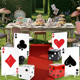 Himake hollow base board supports stable outdoor displays