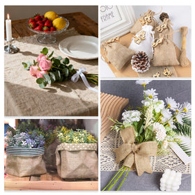 Himake DIY crafts burlap enables rustic decor for events and home crafts.