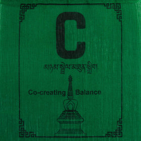 HIMALAYAN BAZAAR Tibetan prayer flags 44-inch length creates long decorative flutter.