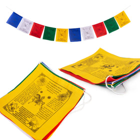 HIMALAYAN BAZAAR Tibetan Prayer Flags customer satisfaction with outdoor set
