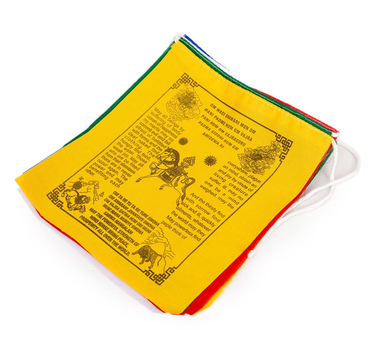 HIMALAYAN BAZAAR Tibetan Prayer Flags meaningful decor for homes and gardens