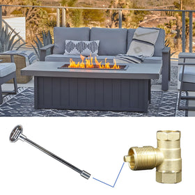 Precision-machined surface of the Himaweek key ensures smooth valve turns.