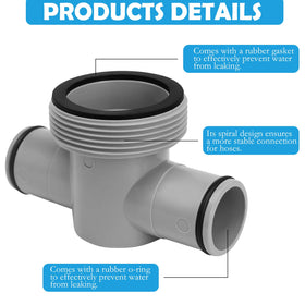 HINGTAI P61408 includes O-rings and washers for strong sealing