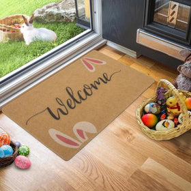 HinyBoeh Easy to clean door mat can be shaken or vacuumed