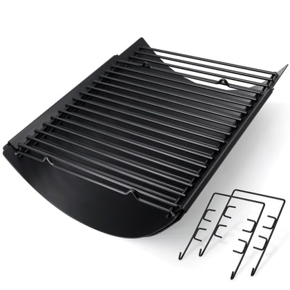 Hiorucet adjustable ash pan fits Chargriller grills with adjustable length for a snug ash removal.