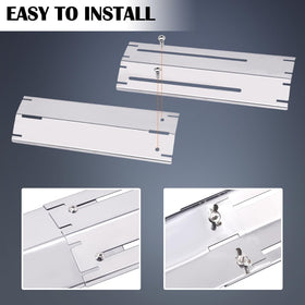 Brinkmann-compatible Hiorucet heat shield for universal grill part replacement.