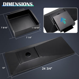 Hiorucet grease tray for Char Griller 5072 handles juices with ease