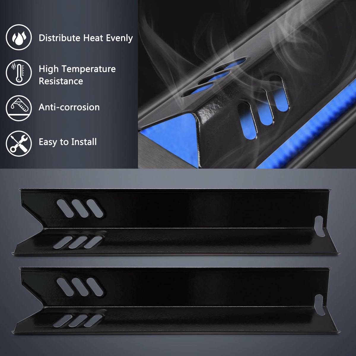 Hiorucet grates for Uniflame GBC1059WB deliver rust-resistant, long-lasting performance.