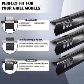 Hiorucet cast iron grates resist warping during grilling sessions