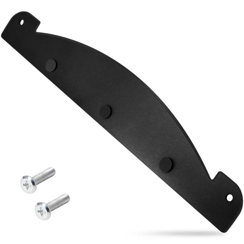 Hiorucet heat deflector plate with magnets holding it in place for quick fit