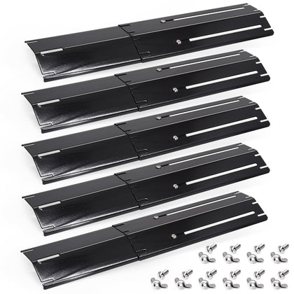 Hiorucet universal heat plates installed on a Nexgrill for even heat.