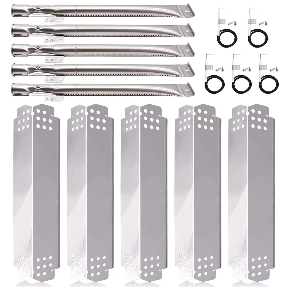 Hiorucet Nexgrill 5-burner tubes for reliable flame delivery.