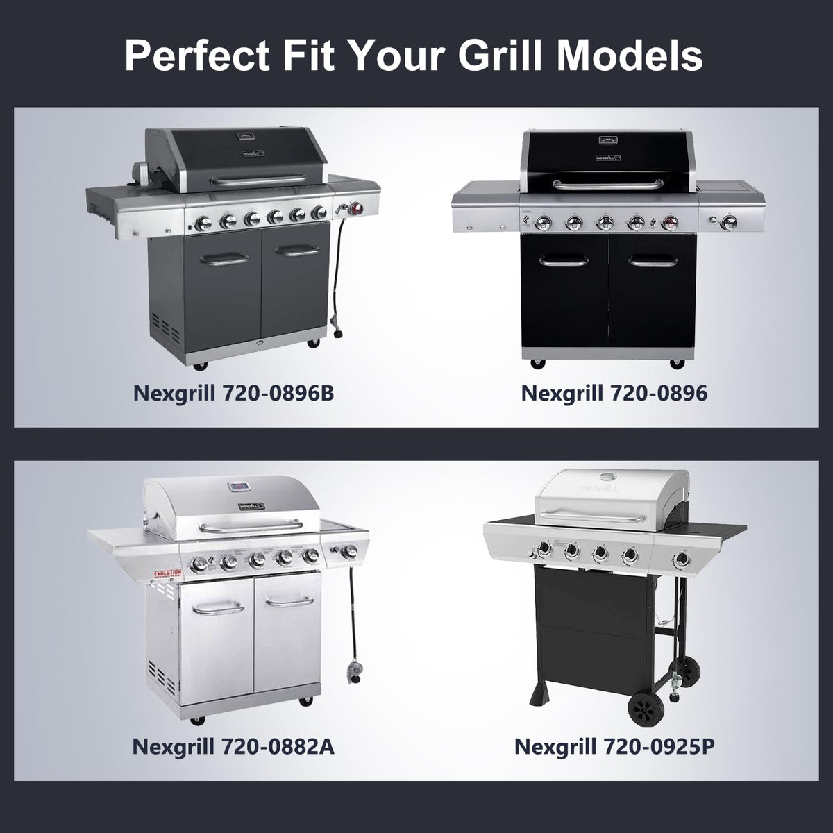 Hiorucet Nexgrill burner tubes provide even heat and lasting durability.