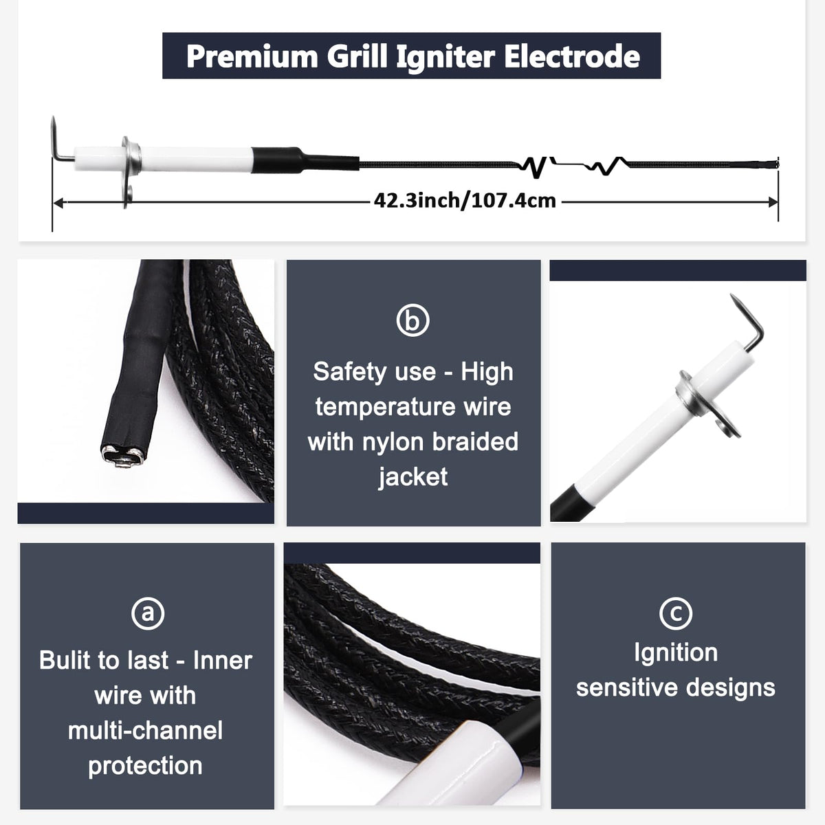 Hiorucet Nexgrill 720-0830x igniter designed for easy installation.