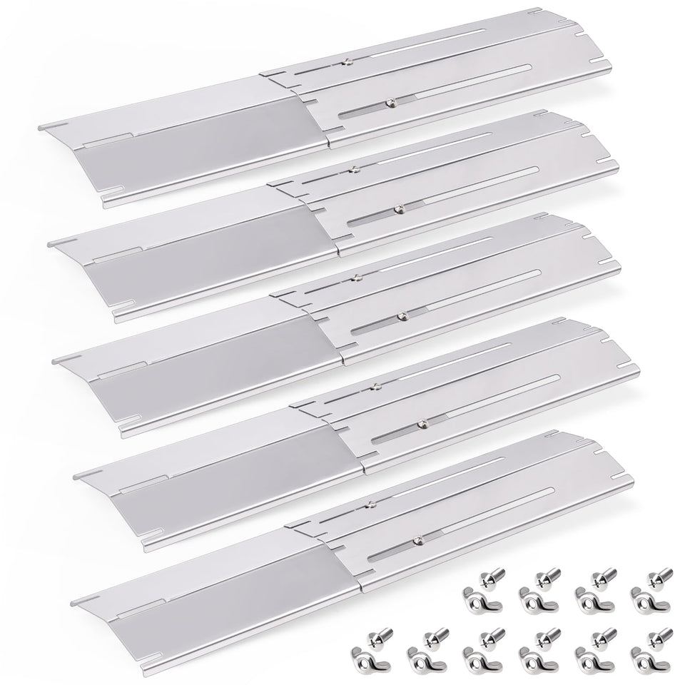 Hiorucet universal heat plates fitted on Nexgrill showing versatile compatibility.
