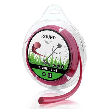 Hipa 0.065-inch round trimmer line spool ready for long-lasting yard work