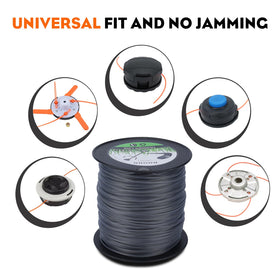 Hipa universal-fit 0.095 in trimmer line compatible with many brands.