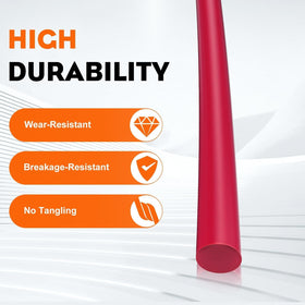Hipa 1-pound red trimmer line on spool for high-capacity use